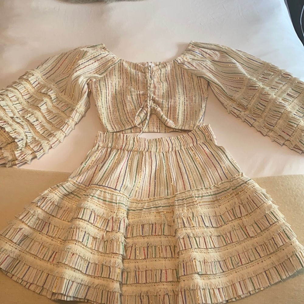 Misa two piece set, skirt and matching top